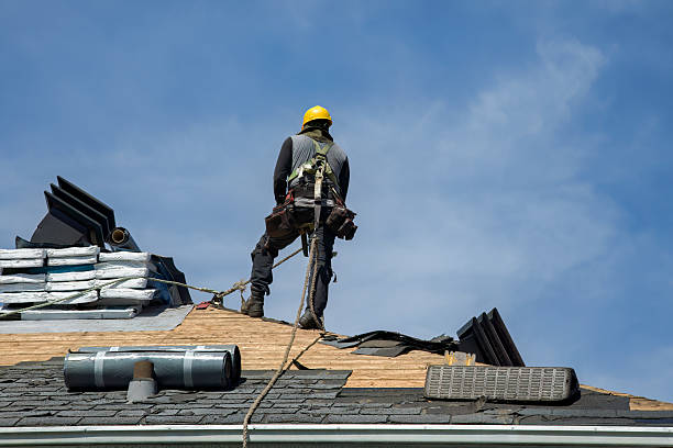 Professional Roof Replacement technician working in Cedar, IA